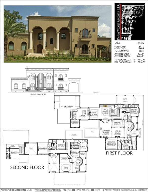 Two Story House Plan D5224