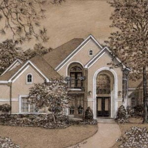 Two Story House Plan D0147