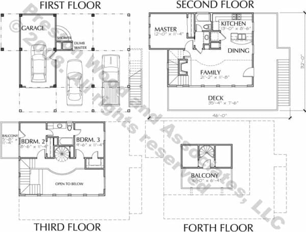 Beach Home Plan C6218