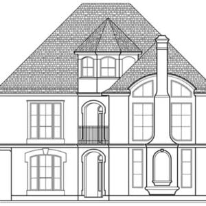 Two Story House Plan C4119 3227