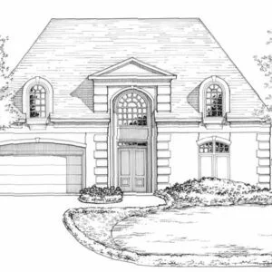 Patio Home Plan C2087 B2