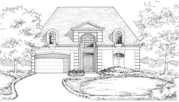 Patio Home Plan C2087 B2