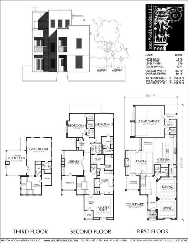 Two Story House Plan E5108