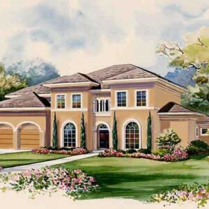 Two Story House Plan D0246