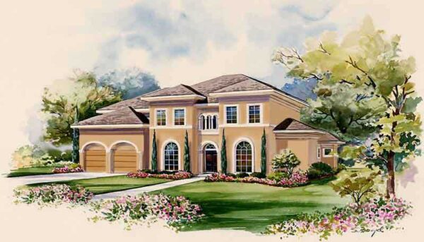 Two Story House Plan D0246