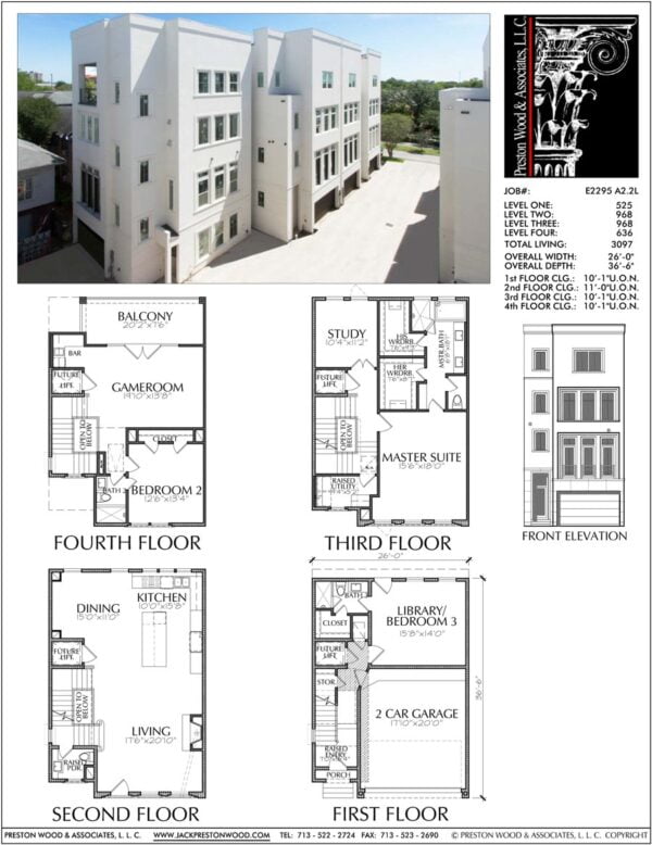 Townhouse Plan E2295 A2.2