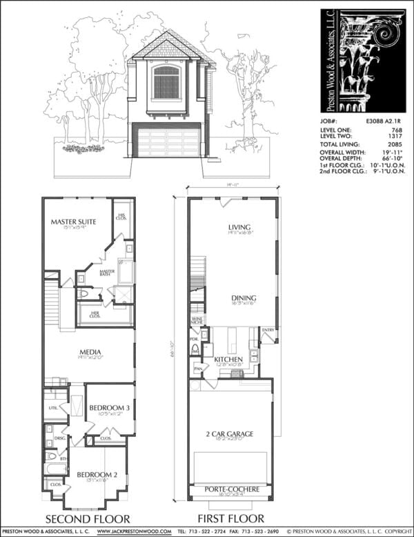 Townhouse Plan E3088 A2.1R