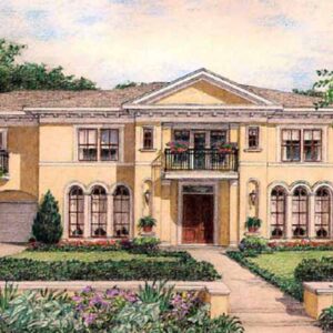 Two Story House Plan D7055