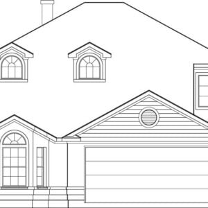 Two Story House Plan C4104