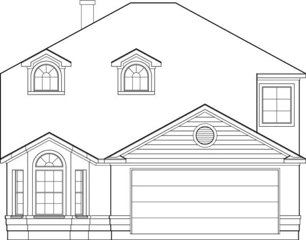 Two Story House Plan C4104