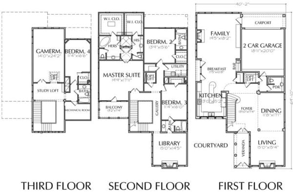 Urban House Plan E0100