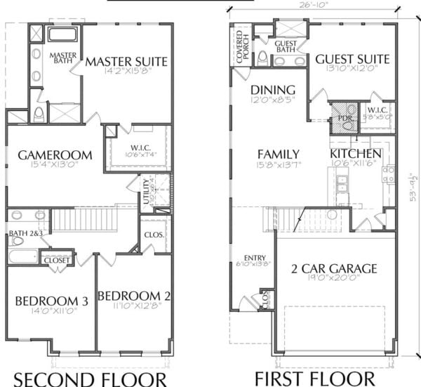 Townhouse Plan E5082