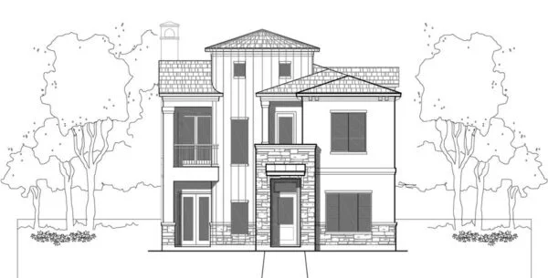 Two Story House Plan E3298