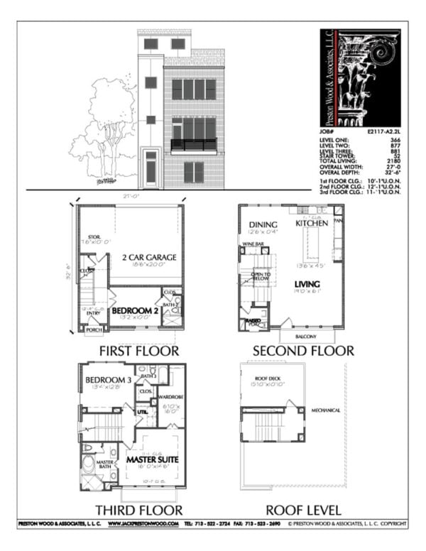 Townhouse Plan E2117 A2.2L