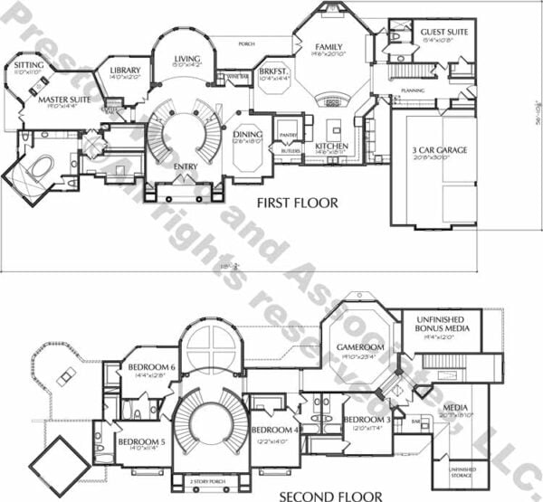 Two Story House Plan D9066