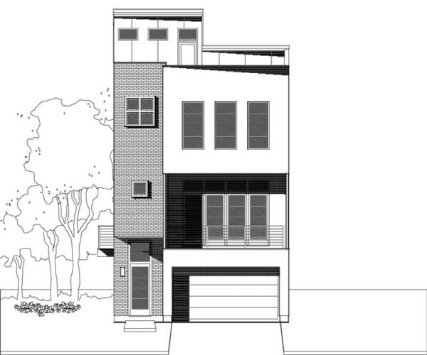 Townhouse Plan E3214 A2.2