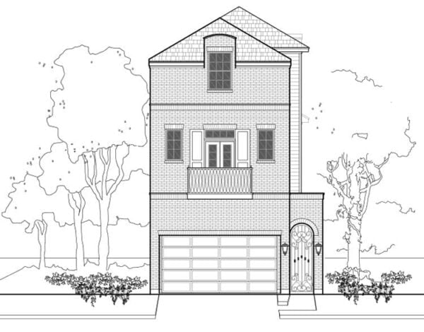 Townhouse Plan E2065 A1.1