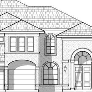 Two Story House Plan D0155