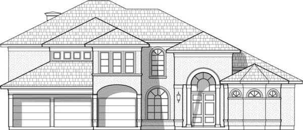 Two Story House Plan D0155