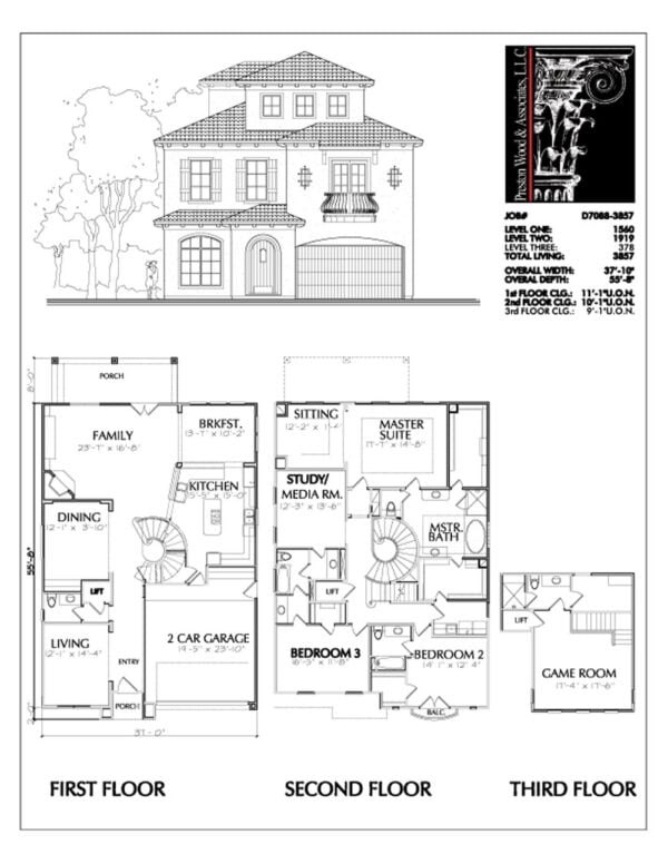 Urban House Plan D7088