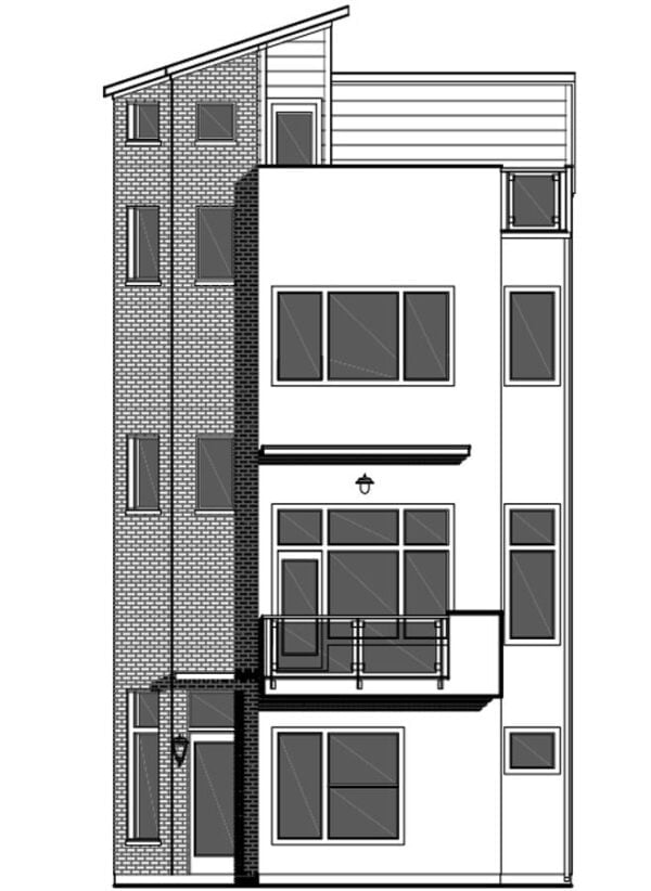 Townhouse Plan E1042 A2