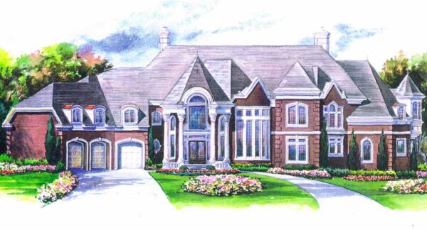 Two Story House Plan C2079
