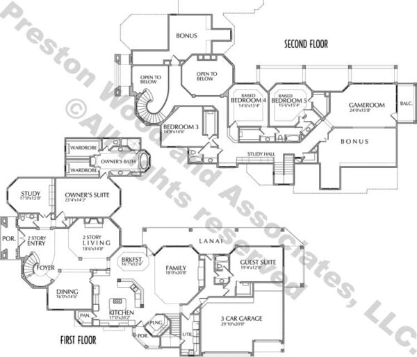 Two Story House Plan D0119