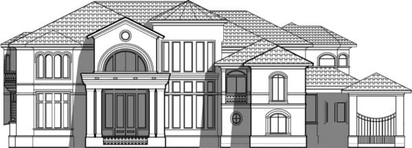 Two Story House Plan C7115