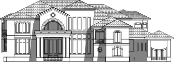 Two Story House Plan C7115