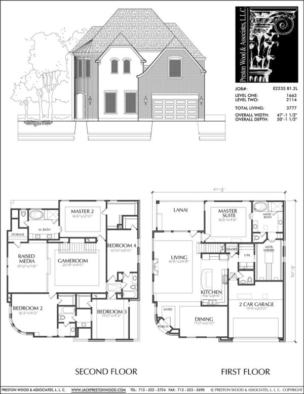 Urban House Plan E2235 B1.2