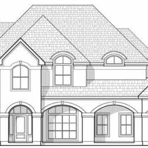 Two Story House Plan C6316