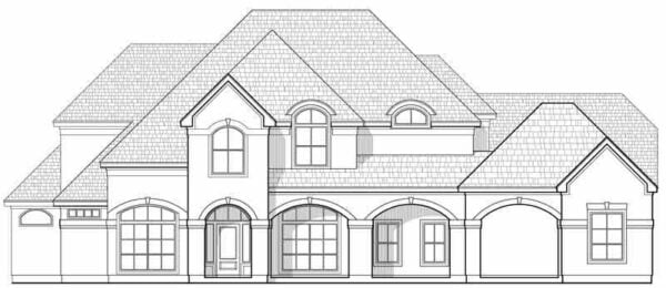 Two Story House Plan C6316