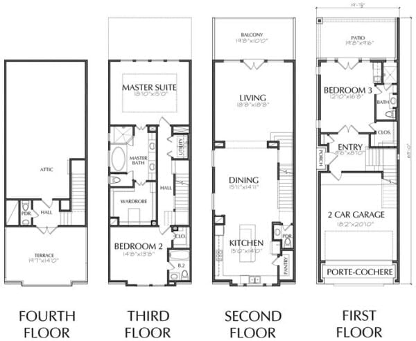 Townhouse Plan E0239 C2.1