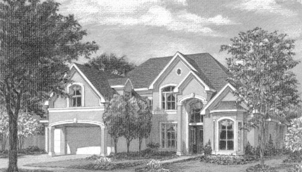 Two Story House Plan aD0273