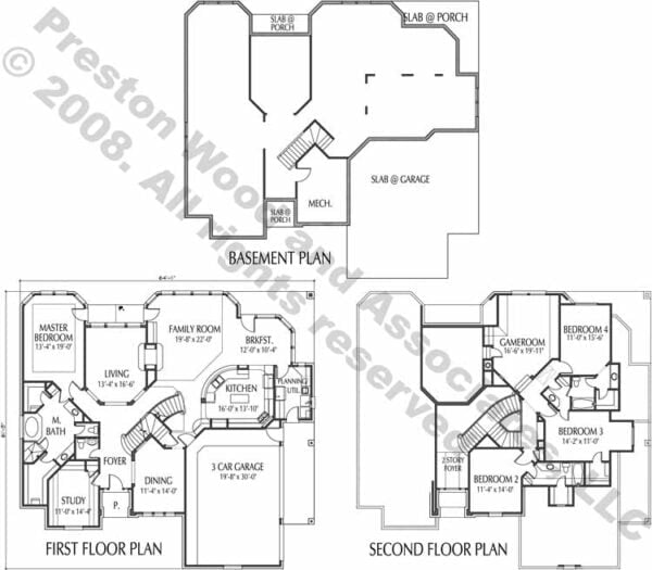 Two Story Home Plan bC8048 & C9028