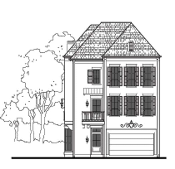 Townhouse Plan D9095 E LOT-1