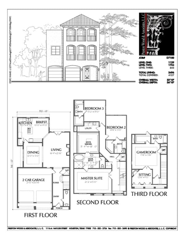 Urban House Plan D7100