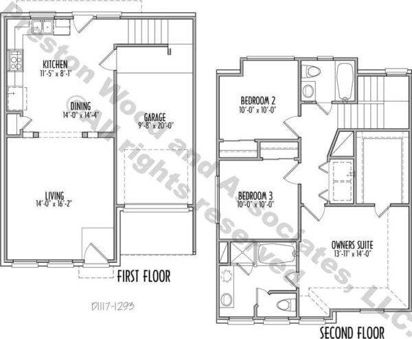 Small House Plan D1117A