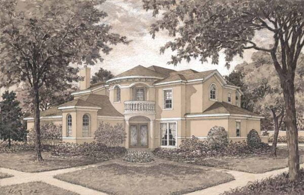 Two Story House Plan D4137