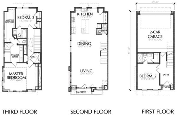 Townhouse Plan E2036 C3.2-R