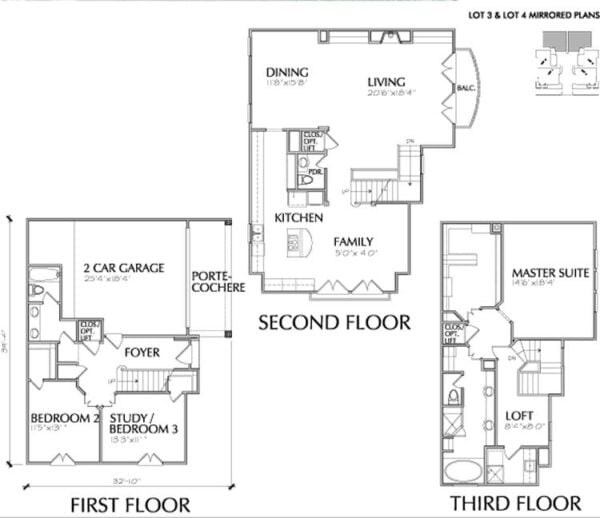 Townhouse Plan D2117-003