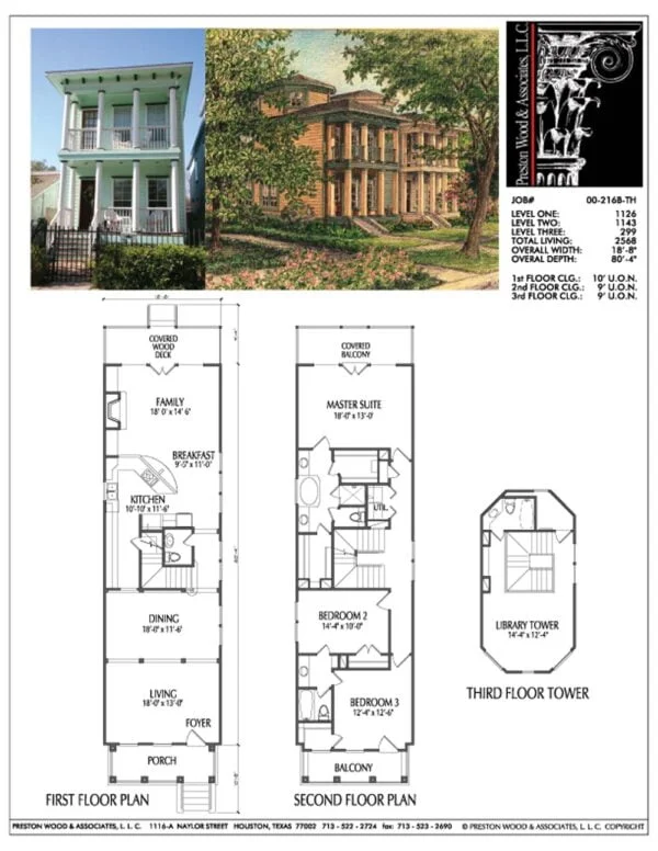 Townhouse Plan D0216 B