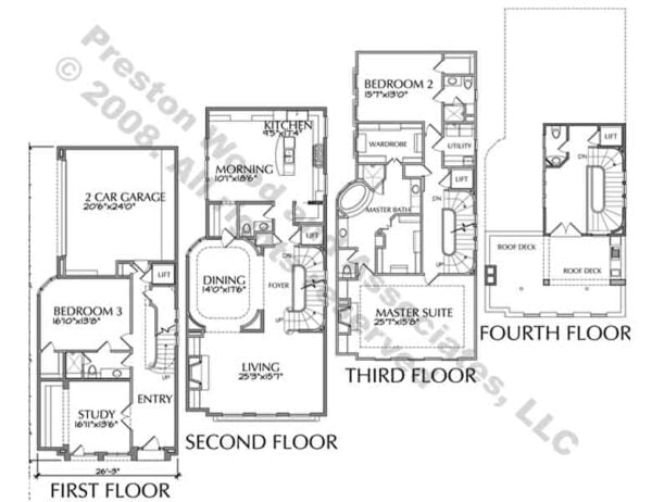 Townhouse Plan D4176 u11