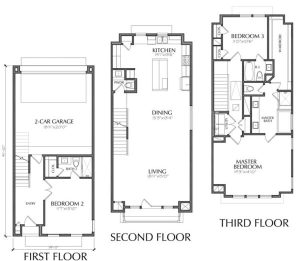 Townhouse Plan E2036 C1.1