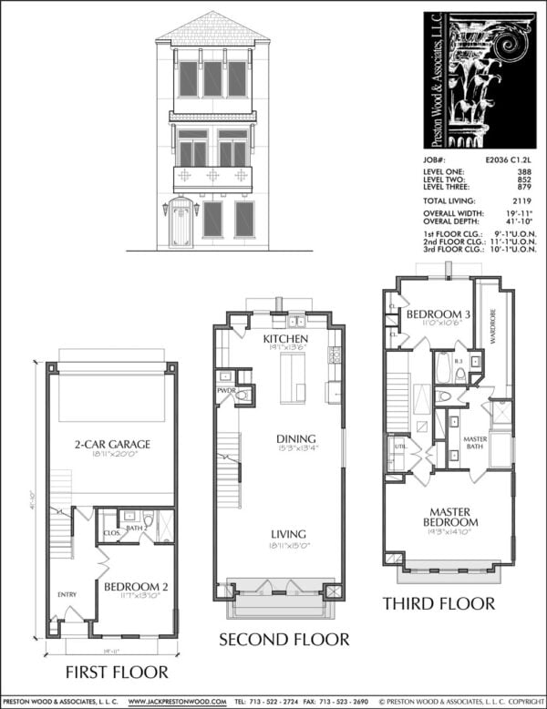 Townhouse Plan E2036 C1.2