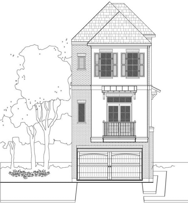 Townhouse Plan E1155 C1.2