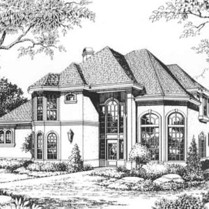 Traditional Style House Plan C4291