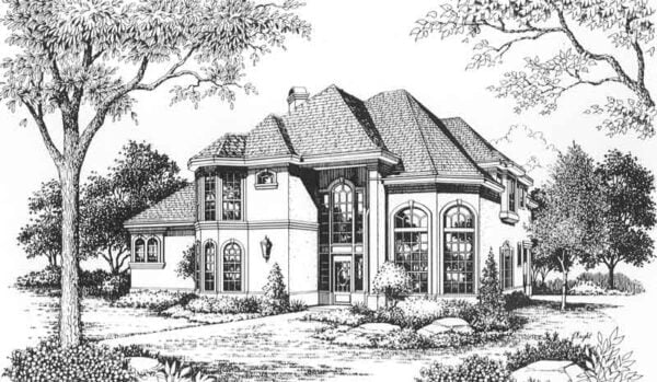 Traditional Style House Plan C4291