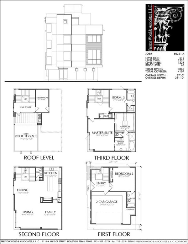 Townhouse Plan E0221 A