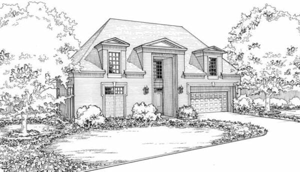 Patio Home Plan C2087 B